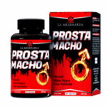 Suplemento Prosta Macho de La Milenaria, diseñado para la salud prostática masculina. Contiene ingredientes como Borojo, Maca Negra y Saw Palmetto. Presentado en un frasco de 60 cápsulas de 600 mg, ideal para el cuidado y bienestar del sistema reproductivo masculino. Su fórmula natural busca mejorar la función prostática y aumentar la energía. Perfecto para hombres que desean mantener su salud integral.