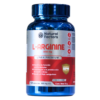 Suplemento de L-Arginina 3000 mg de Natural Factors en frasco azul, que contiene 120 cápsulas. Este producto de línea premium está diseñado para apoyar la función cardiovascular, contribuir a la producción de óxido nítrico y mejorar el flujo sanguíneo. Ideal para quienes buscan un suplemento natural para optimizar su salud.