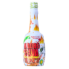 Botella de salsa picante Madre Selva Hot, con diseño llamativo que incluye llamas y colores vibrantes. Ideal para realzar el sabor de tus platillos. Recomendado agitar antes de usar para una mejor mezcla de sabores. Perfecta para acompañar tacos, carnes y ensaladas.