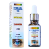 Gotas de Eufrasia Viss, un suplemento nutricional para el cuidado ocular. Contiene extracto de matricaria, zanahoria y zinc, ideal para la salud visual. Presentación en frasco de 20 ml, diseñado para aliviar la fatiga ocular y promover el bienestar de los ojos. Perfecto para quienes pasan largas horas frente a pantallas.