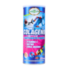 Suplemento de colágeno en polvo con cartílago de tiburón, vitamina C, biotina y coral marino. Presentación en envase de 500 gramos, ideal para mejorar la salud de la piel, cabello y articulaciones. Producto diseñado para promover la regeneración celular y fortalecer el sistema inmunológico. Perfecto para quienes buscan un suplemento nutritivo y natural.