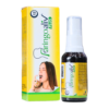 Spray Faringoaliv Plus de 30 ml, ideal para aliviar el malestar de garganta. Presentado en un envase práctico con una mujer usando el producto, este spray ofrece una solución rápida y efectiva para el cuidado de la salud bucal y faríngea. Su fórmula está diseñada para proporcionar un alivio inmediato y refrescante, siendo una opción conveniente para llevar a cualquier lugar.