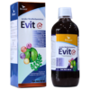 Jarabe multivitamínico Evit 24 de Bosser, presentado en un envase de 500 ml. Contiene una fórmula rica en minerales y vitaminas, incluyendo el complejo B, zinc, magnesio y ginseng. Ideal para complementar la dieta y fortalecer el sistema inmunológico. Su presentación líquida facilita la dosificación y el consumo.