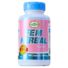 Frasco de cápsulas Fem Herbal, contiene 100 cápsulas de 330 mg cada una. Este suplemento herbal está diseñado para apoyar la salud femenina. Ideal para quienes buscan un enfoque natural en su bienestar.