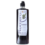 Botella de shampoo natural de romero de la marca Aromamá. Este producto está diseñado para el cuidado del cabello, formulado sin sal y con ingredientes naturales que promueven la salud del cuero cabelludo. Ideal para fortalecer el cabello y estimular su crecimiento, el shampoo de romero es perfecto para quienes buscan una alternativa saludable en su rutina de belleza.