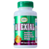 Suplemento dietético Anexial en cápsulas de 350 mg, con 100 unidades por frasco. Contiene ingredientes naturales como hercampuri, canchalagua, cola de caballo y té verde, conocidos por sus propiedades para apoyar la salud digestiva y detoxificación. Ideal para quienes buscan un complemento natural en su dieta.