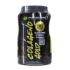 Suplemento de colágeno Gold de Phytochemie Nutrition, en envase de 500 gramos, que contiene glucosamina, vitamina C y vitamina E. Ideal para la salud de las articulaciones y la piel. Presenta un diseño atractivo y moderno, con información clara sobre sus ingredientes y beneficios.