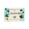Jabón de cannabis del Dr. Peña, presentado en una caja con diseño natural. Este producto está formulado para calmar, aliviar y suavizar la piel. Ideal para quienes buscan un cuidado dermatológico suave y efectivo. Contiene ingredientes derivados del cannabis que aportan propiedades beneficiosas para la piel. Peso neto de 100 g, uso externo.