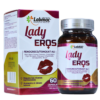 Suplemento Lady ERQS de Labmac, compuesto por fenogreco y tongkat ali, presentado en un frasco de 60 cápsulas. Este producto está diseñado para regular los niveles hormonales, aumentar el deseo sexual y mejorar el bienestar general. Ideal para quienes buscan un apoyo natural en su salud hormonal y sexual.