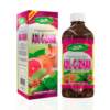 Suplemento alimenticio ADL-G-ZHAN en botella de 500 ml, diseñado para apoyar la salud y el bienestar. Presenta ingredientes naturales en su fórmula, ideal para quienes buscan mejorar su nutrición. La caja destaca su contenido y beneficios, siendo una opción popular en el mercado de productos naturales.