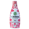 Botella de bebida probiótica VitaBiosa sabor fresa. Presentación de 300 ml, con diseño colorido y atractivo que resalta los ingredientes naturales. Ideal para mejorar la salud digestiva y fortalecer el sistema inmunológico. Producto sin aditivos artificiales, perfecto para un estilo de vida saludable.