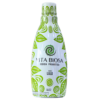 Botella de Vita Biosa, bebida probiótica sabor lulo. Envase de diseño atractivo con motivos de hojas verdes, ideal para promover la salud intestinal y el bienestar. Contiene 500 ml de producto, perfecto para disfrutar en cualquier momento del día.