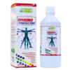 Imagen del producto Unapharma Inmuno Protector de Nature's Pharma, un suplemento líquido de 500 ml diseñado para fortalecer el sistema inmunológico. La etiqueta destaca sus beneficios, incluyendo propiedades digestivas, antioxidantes y antiinflamatorias. Ideal para quienes buscan mejorar su salud y bienestar general.