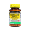 Suplemento de ácido fólico de Mason Natural, 400 mcg, en frasco de 100 tabletas. Diseñado para apoyar la salud de las mujeres en edad fértil y contribuir a la salud cardiovascular. Ideal para quienes buscan un suplemento dietético que favorezca el bienestar general.