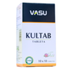 Caja de Kultab de Vasu, que contiene 100 tabletas en total, presentando un diseño moderno y atractivo. Ideal para el bienestar y la salud, este producto destaca por su calidad y eficacia. Perfecto para quienes buscan soluciones naturales y efectivas.