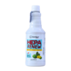Botella de HEPA RENEW de Quantum, un producto de 550 ml diseñado para la limpieza y renovación de superficies. Ideal para eliminar impurezas y mantener un ambiente saludable. Su fórmula incluye ingredientes naturales como el aloe vera y extractos de plantas, proporcionando un efecto refrescante y purificador. Perfecto para uso en hogares y oficinas, contribuyendo a una mejor calidad del aire.