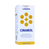 Envase de 350 ml de Cinabol de Labsem, un producto líquido a base de extractos de alcachofa, boldo y verbena. Ideal para preparar bebidas saludables que favorecen la digestión y el bienestar general. Diseño moderno y atractivo con colores vibrantes que destacan los ingredientes naturales. Perfecto para quienes buscan opciones de salud y bienestar en su dieta diaria.