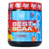 Suplemento BPI Sports Best BCAA en sabor Fruit Punch, diseñado para mejorar el rendimiento atlético y la recuperación muscular. Contiene aminoácidos de cadena ramificada (BCAA) que ayudan a reducir la fatiga y aumentar la resistencia durante el ejercicio. Presentado en un envase de 330 gramos, ofrece 30 porciones. Ideal para deportistas y entusiastas del fitness que buscan optimizar su rendimiento y recuperación.