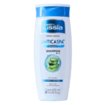 Champú Anticaspa Lissia 2 en 1, formulado para limpiar y proteger el cuero cabelludo. Contiene extractos naturales que ayudan a prevenir la caspa y mantener el cabello saludable. Presentación de 425 ml, ideal para uso diario.