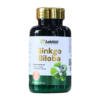 Suplemento de Ginkgo Biloba de Labmac, presentado en un frasco de 100 tabletas de 500 mg cada una. Este producto es conocido por sus beneficios en la mejora de la circulación sanguínea y el apoyo a la función cognitiva. Ideal para quienes buscan potenciar su salud mental y bienestar general.