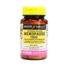 Suplemento alimenticio Mason Natural Menopause Trio, diseñado para aliviar los síntomas de la menopausia. Contiene una combinación de cohosh negro, semillas de lino y soja, presentados en un frasco de 30 caplets de liberación prolongada. Ideal para mujeres que buscan un apoyo natural durante esta etapa de la vida.