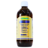 Botella de Magnesiolive de Nature's Garden, un suplemento nutricional que combina colágeno hidrolizado, magnesio y vitamina C. Contenido neto de 960 ml, ideal para fortalecer articulaciones, mejorar la salud de la piel y apoyar el sistema inmunológico. Perfecto para quienes buscan un complemento natural para su bienestar.