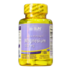 Frasco de suplemento de magnesio de alta potencia de la marca Sun, que contiene 100 tabletas de 500 mg cada una. Este producto está diseñado para apoyar la salud muscular y ósea, y se destaca por su alta absorción. Ideal para quienes buscan complementar su dieta con magnesio.