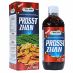 Imagen del producto Pross-T Zhan de Más Salud Natural, un suplemento de 500 ml. La botella muestra un líquido oscuro y está acompañada por su caja, que incluye información sobre sus ingredientes y beneficios. Este producto está diseñado para mejorar la salud y bienestar general, destacando ingredientes naturales. Ideal para quienes buscan alternativas saludables.
