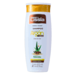 Champú Lissia con aceite de argán y aloe vera, formulado para hidratar y nutrir el cabello. Presentación de 425 ml, libre de sal, ideal para todo tipo de cabello. Su fórmula natural ayuda a mantener el brillo y la suavidad, promoviendo un cabello saludable y manejable.