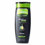 Botella de shampoo Biosil HMW de Lissia, formulado sin sal y con ingredientes naturales. Contiene 425 ml y está diseñado para el cuidado del cabello, ofreciendo una limpieza suave y efectiva. Ideal para mantener el cabello saludable y brillante.