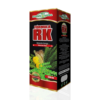 Imagen de la caja del producto Fórmula RK de Ecuaflora Natural, una solución oral de 500 ml. Este producto está diseñado para promover la salud y el bienestar, utilizando ingredientes naturales. La presentación incluye elementos gráficos que destacan su composición herbal y beneficios potenciales. Ideal para quienes buscan alternativas naturales para mejorar su salud.