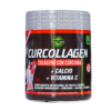 Envase de Curcollagen de MonVerd, un suplemento nutricional en polvo que combina colágeno con cúrcuma, calcio y vitamina C. Ideal para mejorar la salud de articulaciones, piel y huesos. Presentación de 300 gramos, con 30 porciones para un uso prolongado. Perfecto para quienes buscan fortalecer su bienestar general y apoyar la regeneración celular.