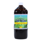 Botella de 1 litro de extracto de ortiga de la marca Bosser, diseñada para la purificación de la sangre. El etiquetado destaca sus beneficios naturales y su uso en la medicina alternativa. Ideal para quienes buscan mejorar su salud de manera orgánica.