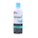 Loción íntima Sanajol de 500 ml, formulada para limpiar, suavizar y refrescar la piel. Ideal para el cuidado diario de la zona íntima, proporciona una sensación de frescura y bienestar. Su fórmula delicada respeta el pH natural, ayudando a mantener la salud e higiene personal. Perfecta para mujeres que buscan un producto confiable y efectivo.