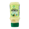 Botella de salsa tipo mayonesa con aceite de aguacate de la marca Liv. Este producto es ideal para acompañar ensaladas, sándwiches y otros platillos, ofreciendo un sabor cremoso y saludable. Su presentación en envase plástico facilita su uso y almacenamiento. Contiene 240 gramos y es una opción versátil para quienes buscan alternativas más nutritivas en su dieta.