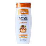 Champú Lissia Bomba Reparación Total de 425 ml, formulado con 12 aceites naturales para combatir el frizz y proporcionar hidratación profunda. Ideal para todo tipo de cabello, este producto vegano nutre y repara, dejando el cabello suave y brillante. Sin sal y con ingredientes que promueven la salud capilar.