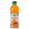 Botella de jugo D'hoy de naranja y zanahoria, con un diseño atractivo y colorido. La bebida combina el sabor refrescante de la naranja con los beneficios nutricionales de la zanahoria, ideal para una merienda saludable. Contiene ingredientes naturales y es rica en vitamina C, perfecta para complementar una dieta equilibrada.