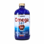 Botella de aceite Omega 369 de Labimac, diseñada para promover la salud cardiovascular. Contiene ácidos grasos esenciales que benefician el corazón y el sistema circulatorio. Ideal para quienes buscan un suplemento que apoye su bienestar general. Presentación en envase azul de 500 ml.