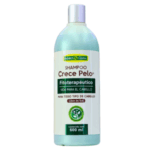 Shampoo Crece Pelo de Herbs Garden, frasco de 600 ml. Producto fitoterapéutico diseñado para promover el crecimiento del cabello. Apto para todo tipo de cabello y libre de sal, ideal para mejorar la salud capilar y fortalecer el cabello.