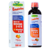 Emulsión de aceite de hígado de bacalao de Nature's Garden, presentación de 500 ml. Este producto es rico en ácidos grasos Omega 3, 6 y 9, además de contener vitaminas A y D. Ideal para fortalecer el sistema inmunológico y mejorar la salud cardiovascular. Sabor a naranja, perfecto para su consumo diario.
