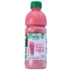 Botella de batido de almendra con frutos rojos de la marca V'hoy. El producto tiene un diseño atractivo y moderno, con una etiqueta que destaca sus ingredientes naturales y su sabor delicioso. Ideal para quienes buscan una opción saludable y nutritiva, este batido es perfecto para un desayuno rápido o un snack. Contiene 355 ml y es una excelente fuente de energía y antioxidantes.