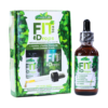 Suplemento dietético Fit Drops de Green Life, que incluye L-Carnitina, L-Teanina, Vitamina B6 y Garcinia Cambogia. Presentado en un frasco de vidrio con cuentagotas, ideal para ayudar en la pérdida de peso y mejorar el metabolismo. El producto está diseñado para complementar una dieta equilibrada y un estilo de vida activo.