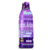 Botella de colágeno hidrolizado con péptidos de colágeno, vitamina E y biotina. Presentación líquida, ideal para la salud de la piel, cabello y uñas. Producto formulado para aumentar la elasticidad y mejorar la apariencia general. Contiene ingredientes naturales y sabor a frutas. Perfecto para quienes buscan complementar su dieta con nutrientes esenciales para la belleza y bienestar.
