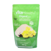 Paquete de VitaHealth Digest++, fibra prebiótica con probióticos sabor vainilla, 400 g. Ideal para mejorar la salud digestiva y equilibrar la flora intestinal. Su fórmula contiene ingredientes naturales, sin lactosa ni azúcares refinados, perfecto para quienes buscan una opción saludable y nutritiva.