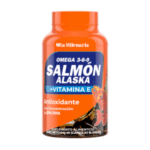 Suplemento alimenticio de Omega 3-6-9 de Salmón de Alaska, formulado con vitamina E y propiedades antioxidantes. Cada frasco contiene 60 cápsulas blandas con alta concentración de EPA y DHA, diseñadas para apoyar la salud cardiovascular y mejorar el bienestar general. Ideal para quienes buscan un complemento natural para su dieta.