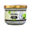 Frasco de aceite de coco Wayra Mikuna, de 250 ml, ideal para uso culinario y cuidado personal. Este producto es rico en ácidos grasos esenciales, promoviendo beneficios para la salud y la piel. Su presentación en frasco de vidrio asegura frescura y calidad. Perfecto para quienes buscan alimentos funcionales y naturales.