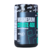 Envase de Citrato de Magnesio 400 de Hoch Sport, que contiene 60 cápsulas. Este suplemento es ideal para mejorar el rendimiento físico, apoyar la salud muscular y promover la relajación. El citrato de magnesio es conocido por su alta biodisponibilidad, lo que facilita su absorción en el organismo. Perfecto para atletas y personas activas que buscan optimizar su bienestar.