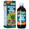 Imagen del producto Diente de León, Boldo y Silimarina de la marca Más Salud. El envase de 500 ml presenta una combinación de extractos naturales, destacando sus beneficios para la salud digestiva y hepática. Ideal para quienes buscan un complemento natural en su dieta. La caja muestra ilustraciones de las plantas utilizadas, resaltando su origen natural y propiedades.