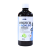 Botella de citrato de magnesio líquido de 500 ml, sabor a limón. Suplemento nutricional que ayuda a mantener el equilibrio mineral en el organismo, favoreciendo la salud muscular y la función nerviosa. Ideal para quienes buscan mejorar su bienestar general.