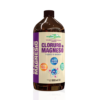 Botella de cloruro de magnesio, un suplemento mineral en forma líquida. Presenta 1000 ml y se destaca como una fuente natural de magnesio, esencial para diversas funciones corporales. Ideal para mejorar la salud ósea y muscular, este producto también contribuye al equilibrio electrolítico. Su etiquetado resalta los beneficios para el sistema nervioso y la prevención de calambres. Perfecto para quienes buscan un suplemento natural y efectivo.
